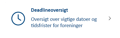 Deadlineoversigt