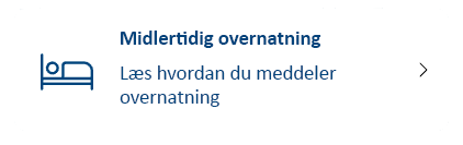 Midlertidig overnatning